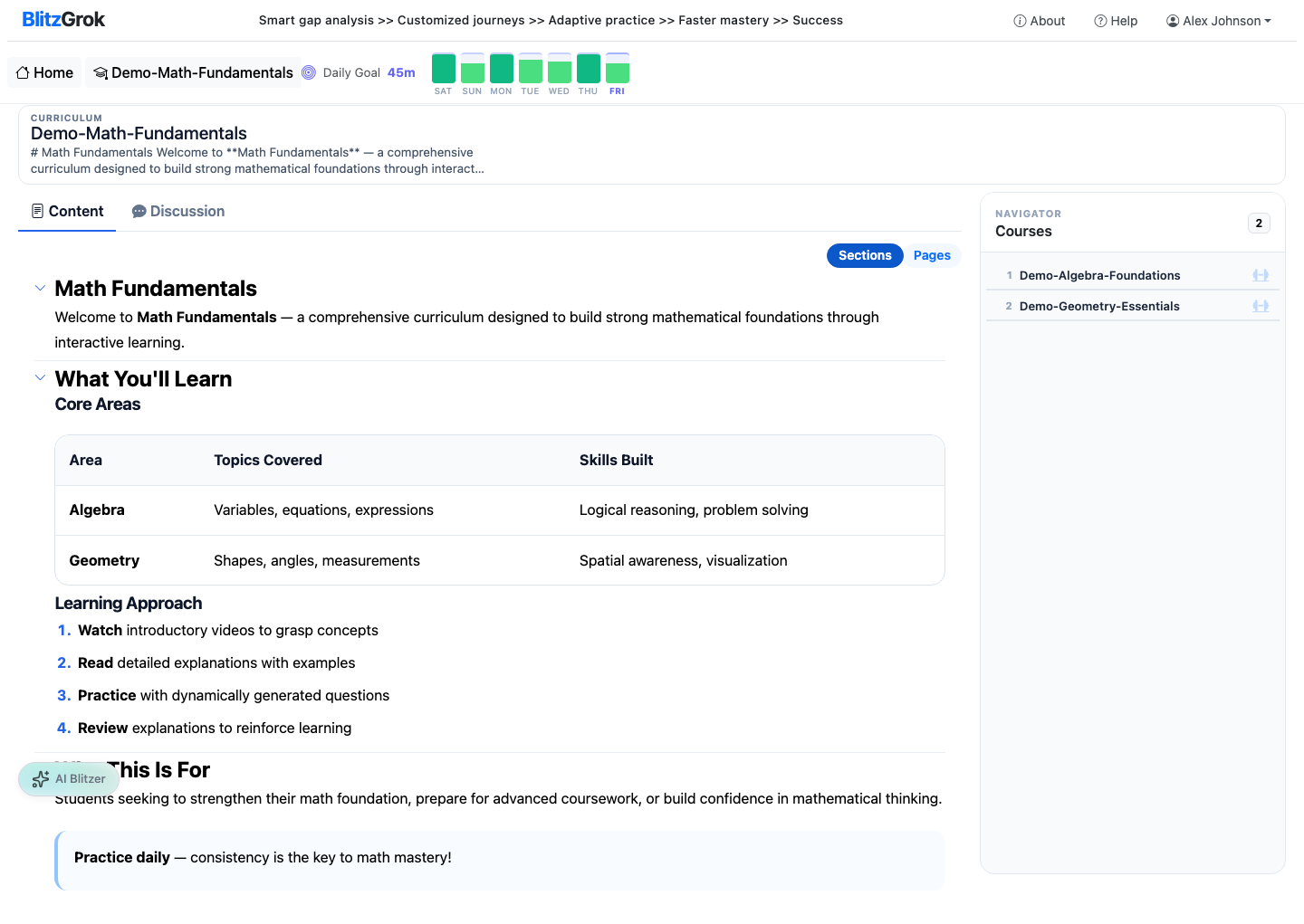 Curriculum view